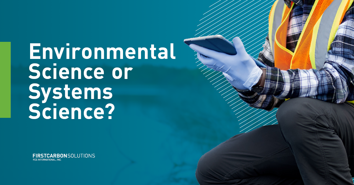 Environmental Science or Systems Science? image